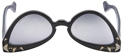 gucci upside down cat eye glasses|Gucci 55MM Upside.